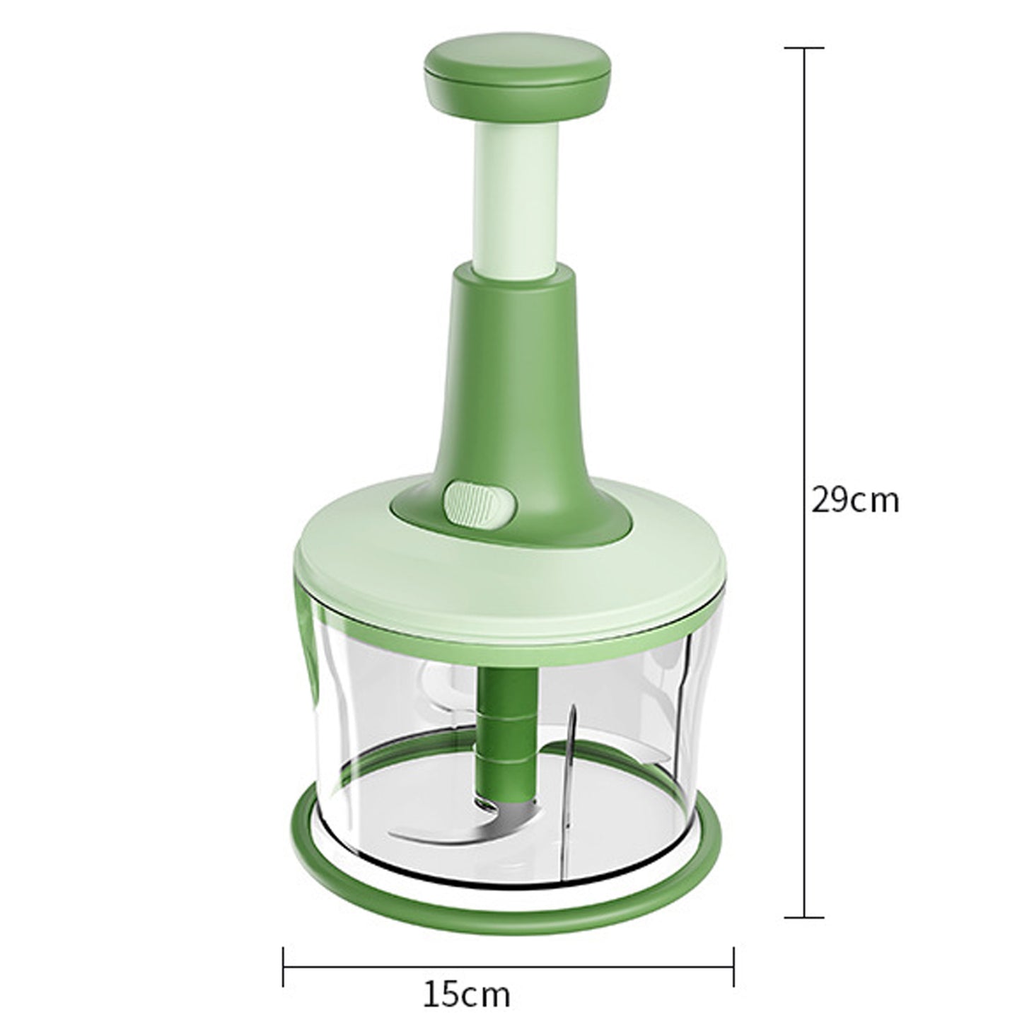 Cuisiland 1.1L Press Chopper (White)