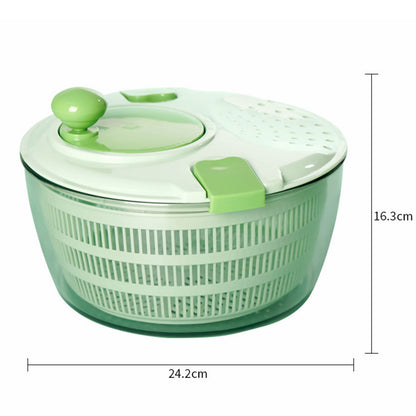 Cuisiland 9.5-inch Multi-Functional Salad Spinner & Vegetable Slicer (White)