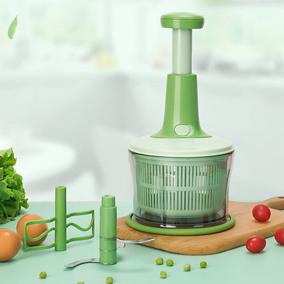 Cuisiland 1.1L Press Chopper (White)