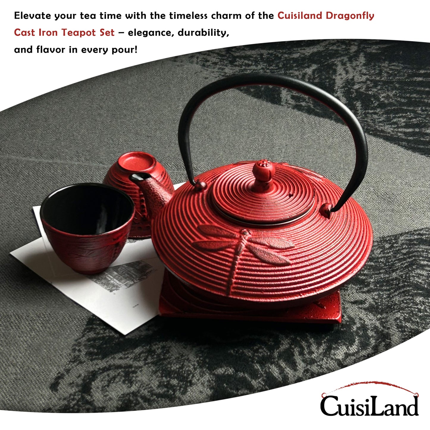 Dragonfly set with 2 cups 800ml (27oz)