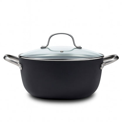 Cuisiland 4QT/10'' Honeycomb Cast Iron Casserole with Lid
