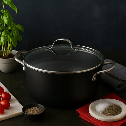 Cuisiland 7QT/11.5'' Honeycomb Cast Iron Casserole with Lid