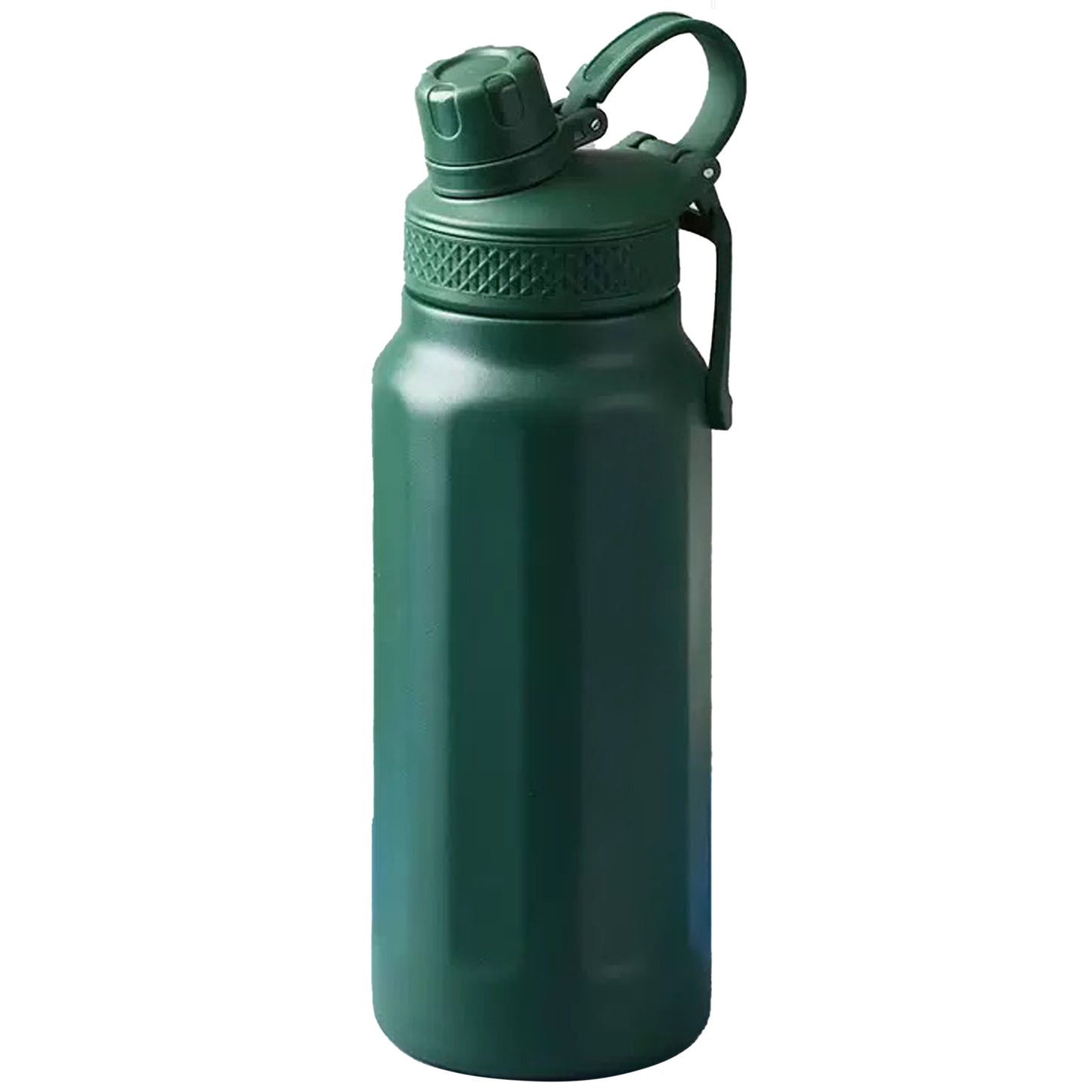 Cuisiland 25oz / 750ml Stainless Steel Sports Water Bottle with Straw and Direct Drink Lid – Vacuum Insulated Double Wall Flask, Leakproof, Portable Handle, Hot & Cold Thermos