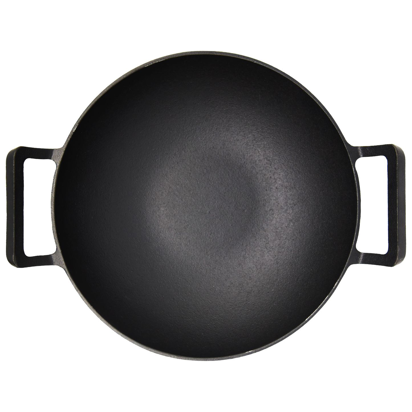 CuisiLand 12” Pre-Seasoned Cast Iron Wok