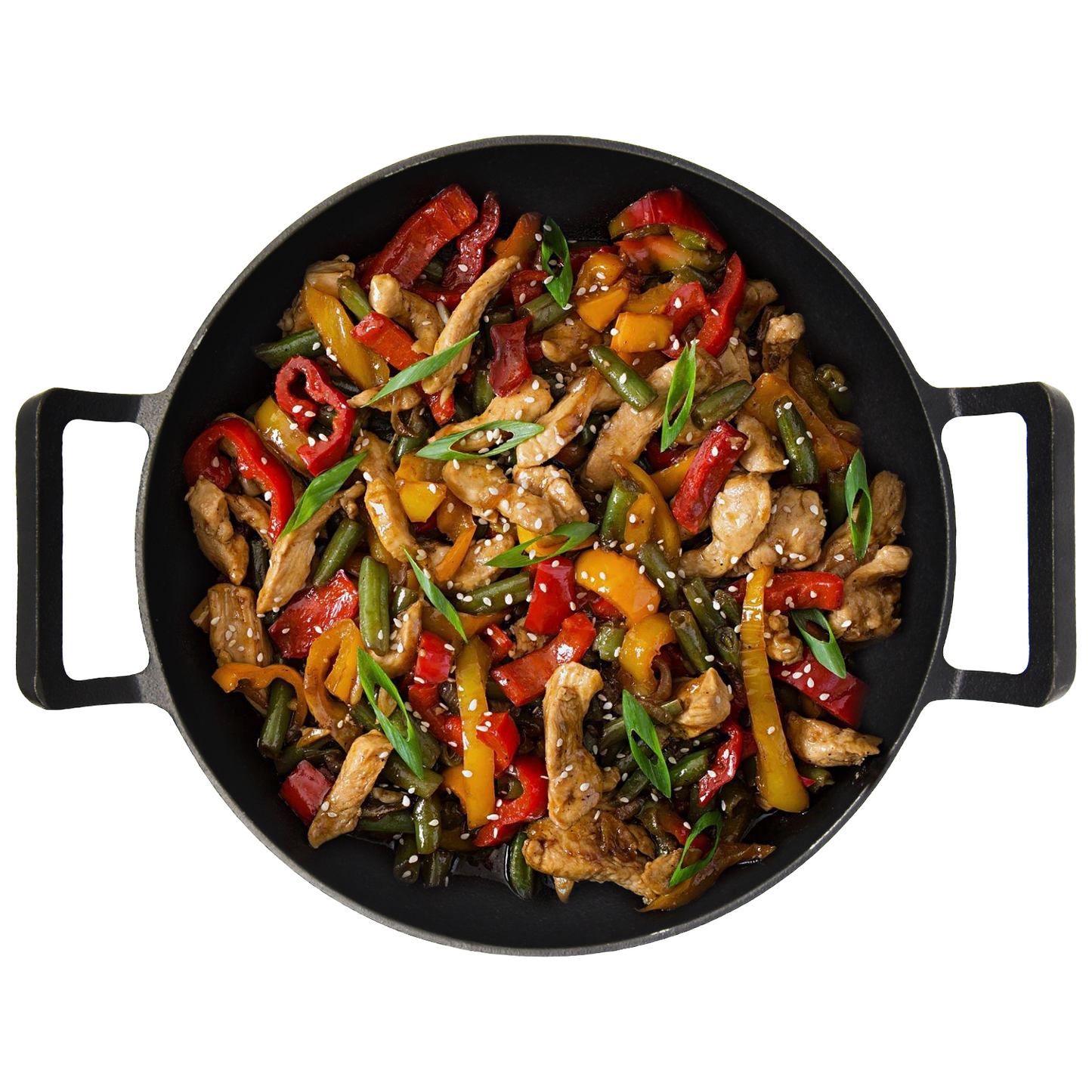 CuisiLand 12” Pre-Seasoned Cast Iron Wok
