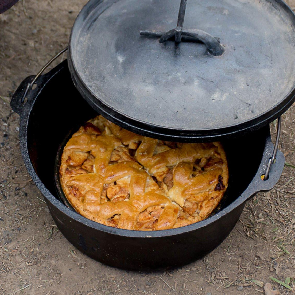 20QT Pre-seasoned Dutch Oven - Lip Lid