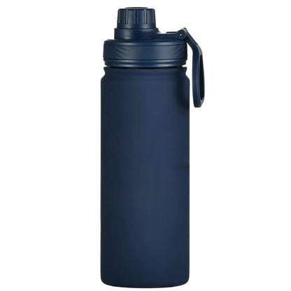 Cuisiland 22oz / 650ml Stainless Steel Insulated Water Bottle with Handle – Vacuum Double Wall Flask, Leakproof Wide Mouth Thermos, Hot & Cold Sports Bottle