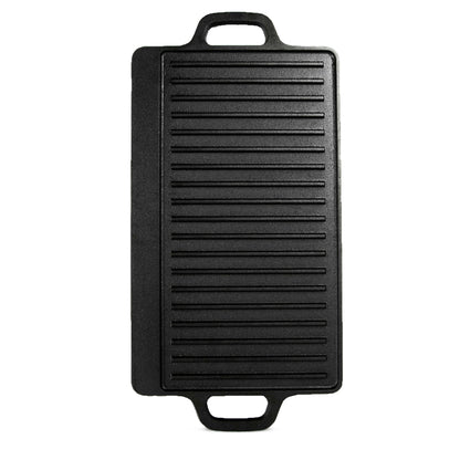 Seasoned Double-Sided Grill & Griddle (20"x 9")