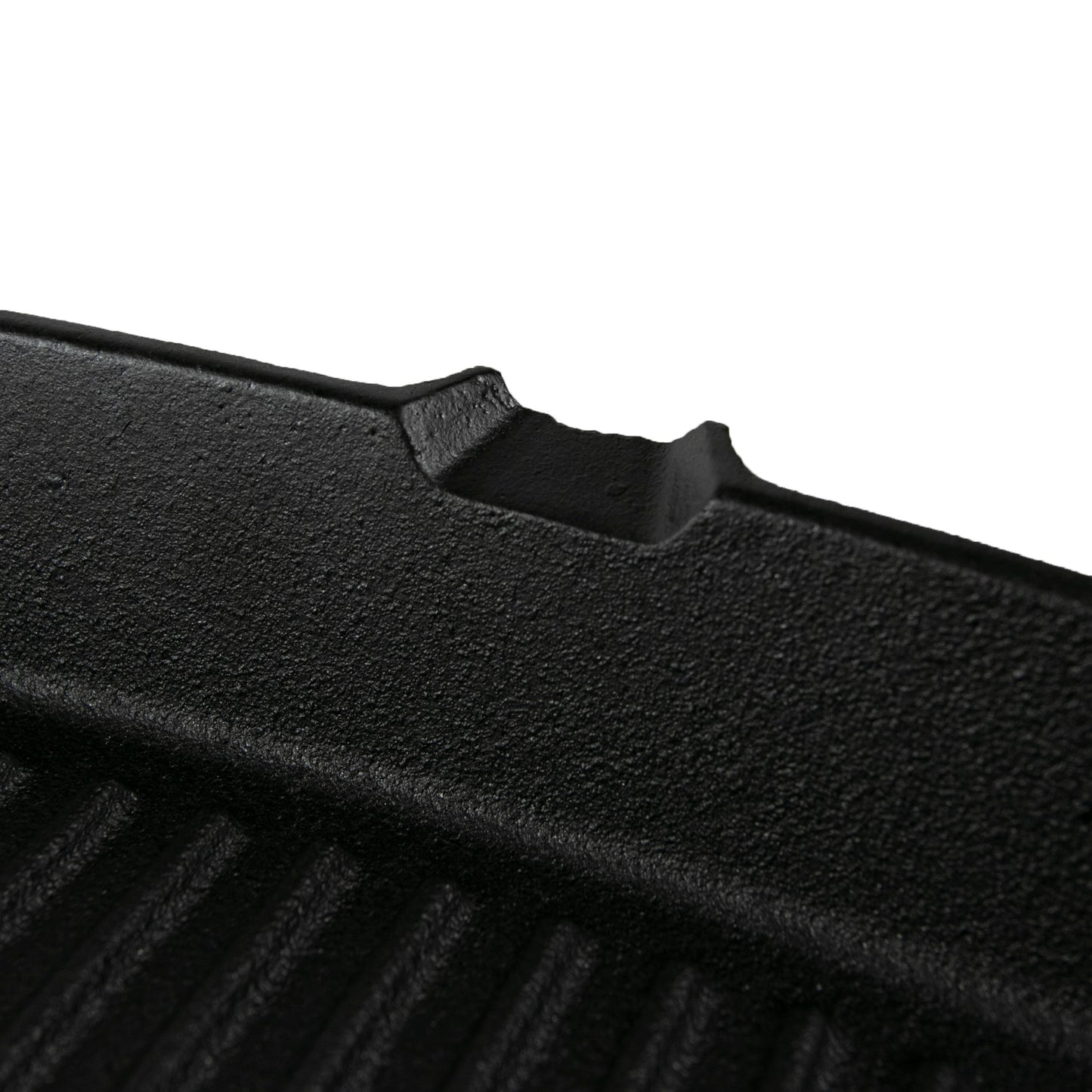 Pre-seasoned square grill pan with handle, 9.5"