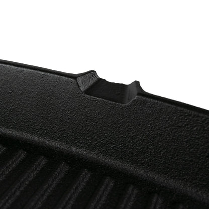 Pre-seasoned square grill pan with handle, 9.5"