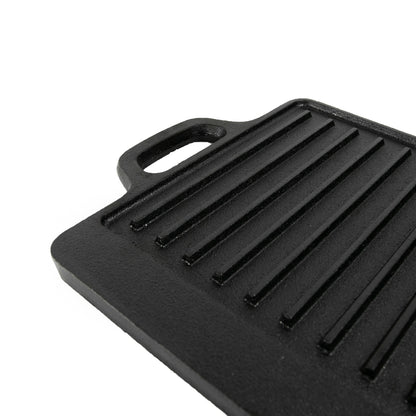 Seasoned Double-Sided Grill & Griddle (20"x 9")